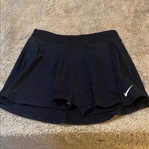 Nike Women's Black Skort with White Swoosh